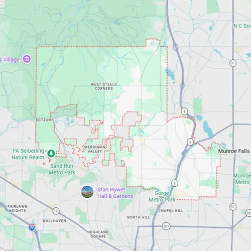 Cuyahoga-Falls---Map