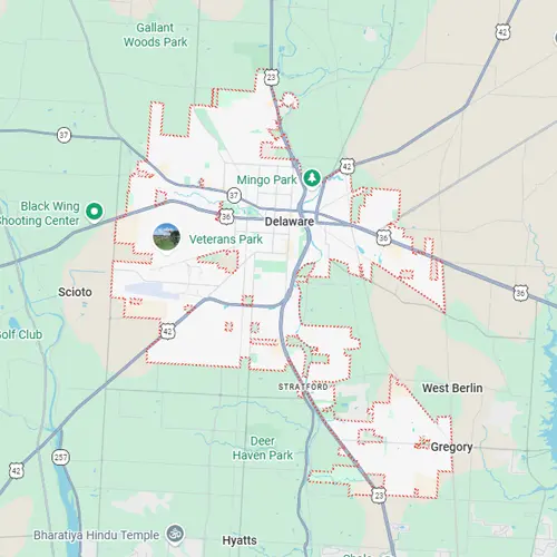 Delaware---Map